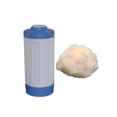 10 Inch Big Blue Refillable Filter Cartridge with Tannin Removal Filter Media - H2O Warehouse